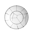 Servizio piatti in porcellana bianco nero