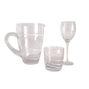 Servizio bicchieri in vetro soffiato