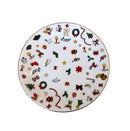 Piatto dolce in porcellana natalizio