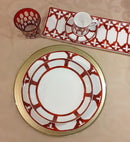 Servizio piatti in porcellana Geminiano Cozzi