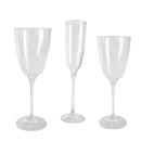 Servizio bicchieri calici in cristallo