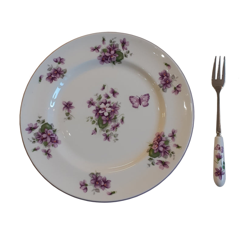 Piatto violette in porcellana inglese