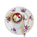 Piatto violette in porcellana inglese